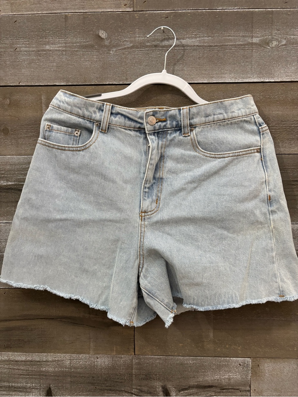 Rhythm. Light Wash Denim Shorts